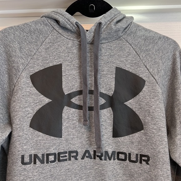 Under Armour Grey Hooded Pullover - Small - Picture 2 of 9